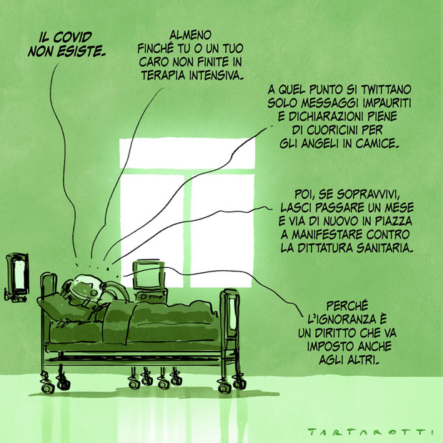 tartaro7's tweet photo. Il diritto alla negazione
#negazionisti #destre #COVID19 #epidemia #mascherine https://t.co/zBxOriCteV