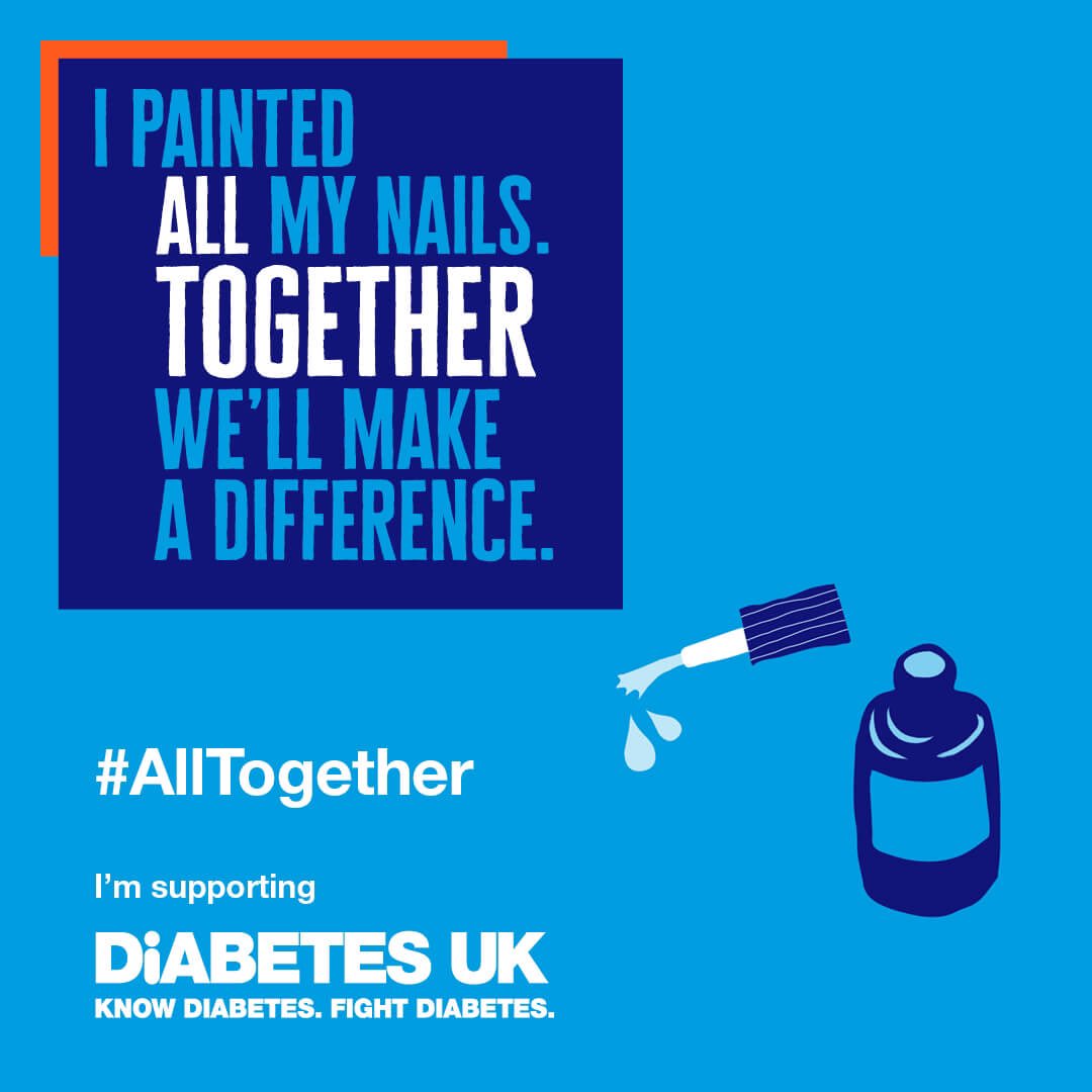 Happy #WorldDiabetesDay from our Coleraine group 💙 <a href="/DiabetesUK/">Diabetes UK</a> <a href="/DiabetesUKNI/">Diabetes UK Northern Ireland</a> <a href="/NTDownhill/">Downhill & Hezlett</a> #AllTogether #NailingDiabetes