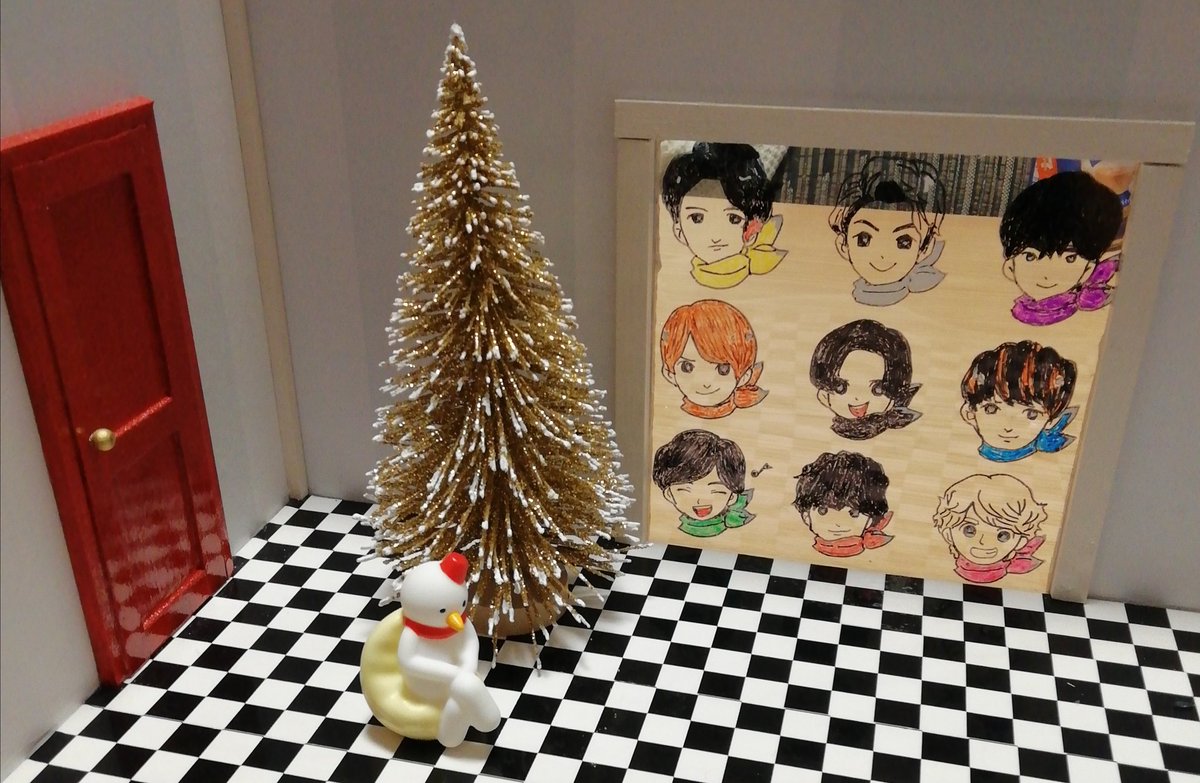 クリスマスドールハウス