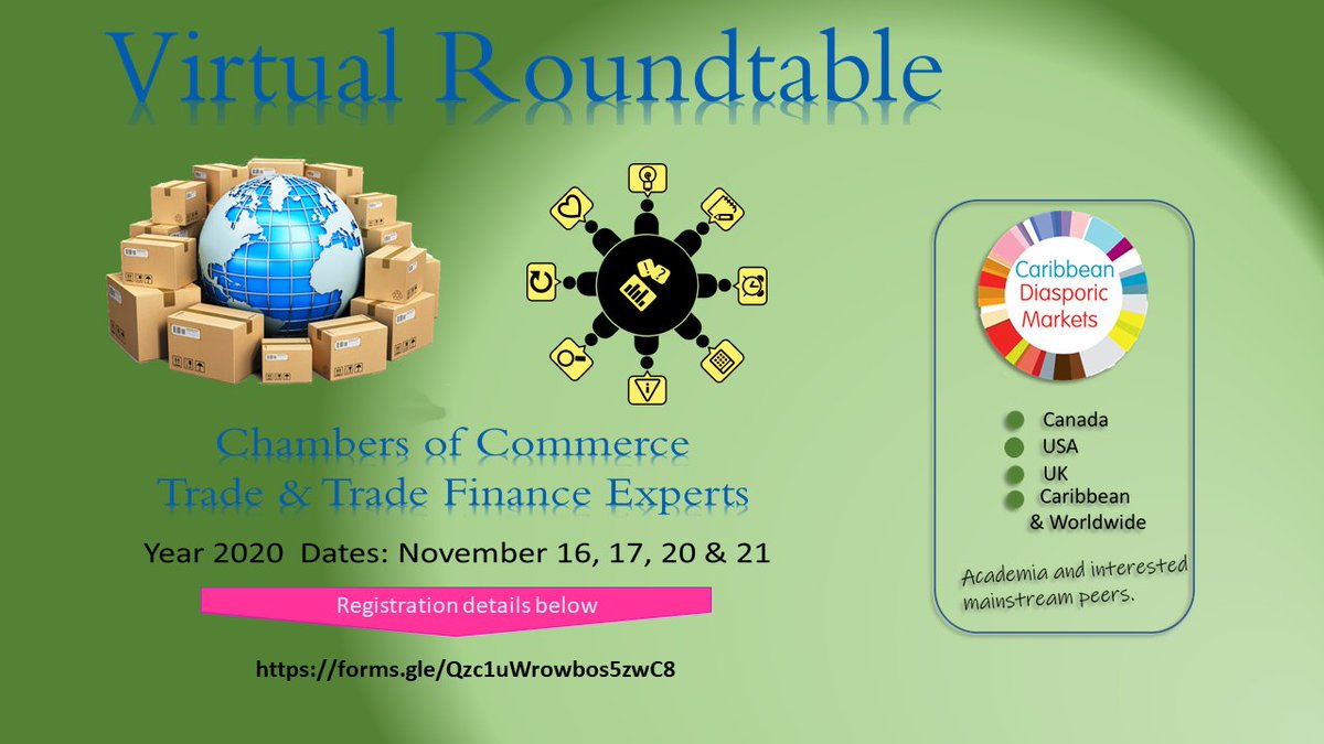 BidemShow's tweet photo. In partnership with Magate Wildhorse Consulting we bring you Virtual Roundtable — Chamber of Commerce, Businesses &amp; Trade Experts
https://t.co/ZM57hUdoIv
#roundtable  #Caribbean #diaspora #ChambersofCommerce  #trade #tradefinance #experts @GEWUSA #GEWCanada2020 @TheGENUK https://t.co/dial1NC6hu