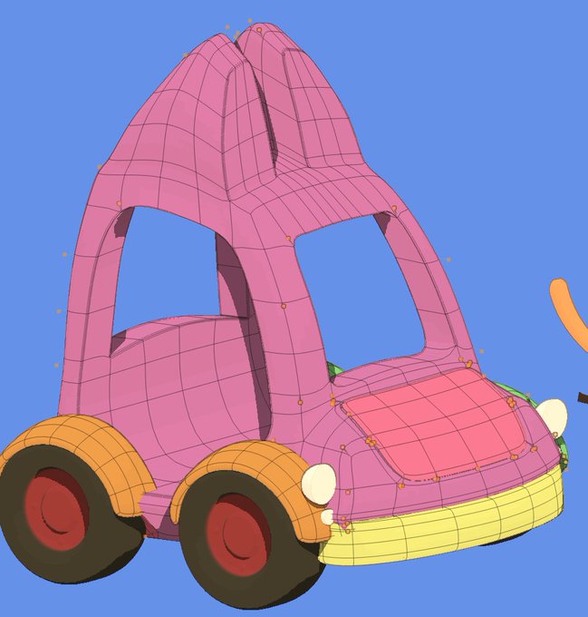 人工物なら 正面、横の絵を用意した方が良い
目分量で作ったんで後で修正するところが沢山
ジャパリバス 