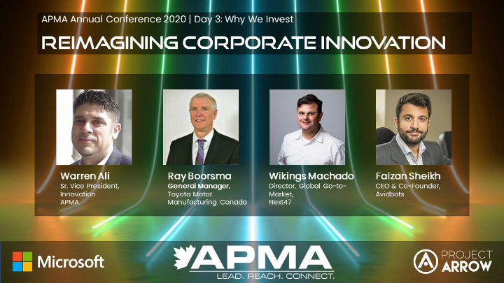 AhmedHany86's tweet photo. Join @SiemensCanada at @APMACanada’s virtual conference to hear from @next47’s Wikings Machado as he and fellow ‘Reimagining Corporate Innovation’ panellists discuss #robots and #valueprops.

For more details, the conference agenda, and to register visit: https://t.co/hUGzmgsezL https://t.co/KI1g66bLrb