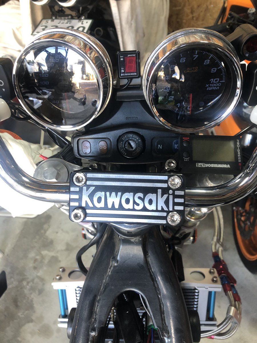 に初値下げ! カワサキ MK2 Z1 Z2 Z系 向かい獅子 ハンドルクランプ