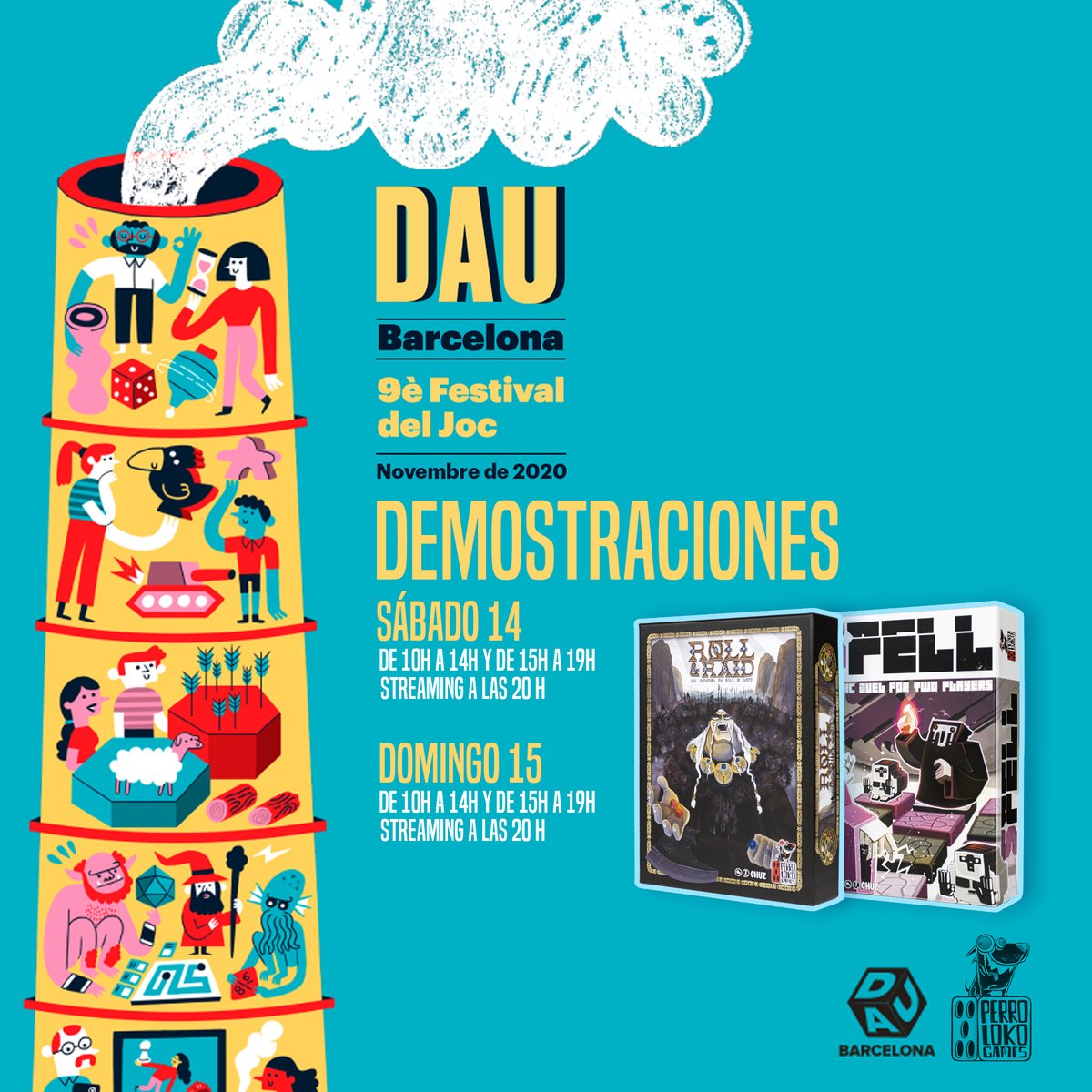PerrolokoGames's tweet photo. Y ya estamos por Discord para atender a las demostraciones🥰🥰.

Aquí el link de nuestro servidor👇👇 Os esperamos!
https://t.co/rAhdCiQi23

#DauBCN #perrolokogames #demostraciones #SPELL #rollandraid #boardgames #tabletopia #juegosdemesa https://t.co/JNyLHYba77