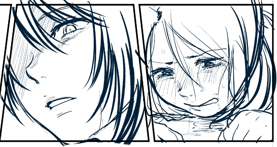 正反対の表情を並べるのいいよね 