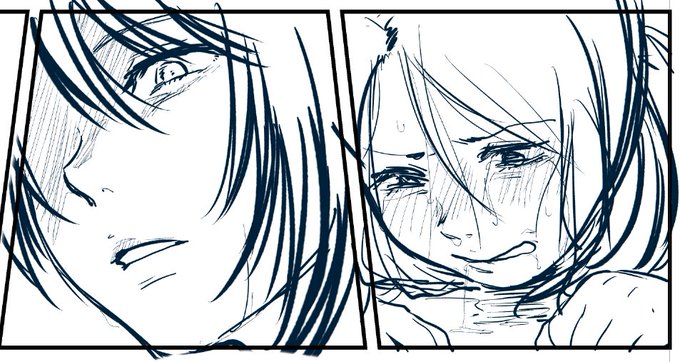 正反対の表情を並べるのいいよね 