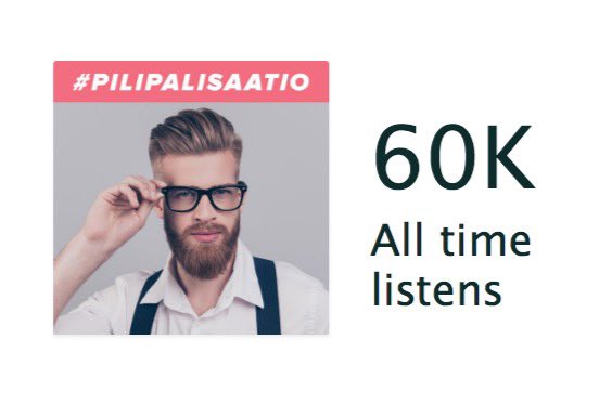 Virtsanpylväs tämäkin, meni 60 tuhatta kuuntelua poks. 
☎️🖨📻💰📈😎
Jatkoja suunnitellaan...
#pilipalisaatio #podcast #kuunnelma #IncredibleBusinessCanvas