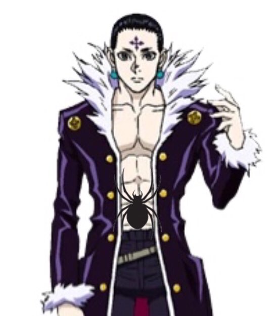 THE SEXIEST MALE HXH CHARACTER 28. хролло с татуировкой павука на солнечном...