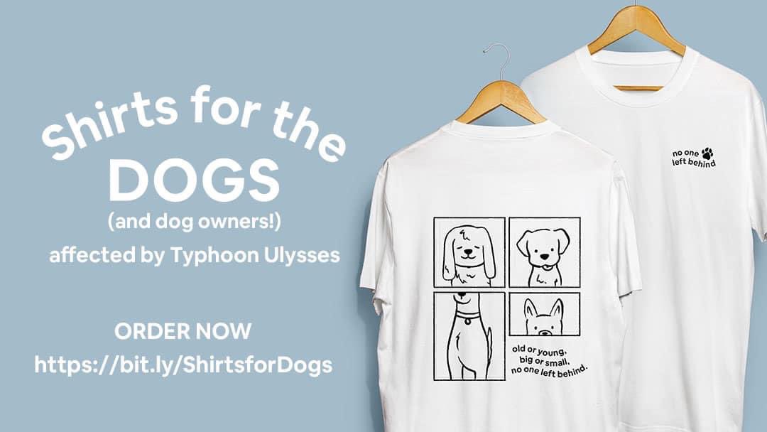 mariellefuentes's tweet photo. Hi everyone! Pre-orders are open for this shirt to raise funds for the dogs and families affected by the typhoon. 

Donations will be sent over to PAWS and Animal Kingdom Foundation to help San Mateo Pound (a dog pound with no kill policy). https://t.co/PdVDGA9XBy