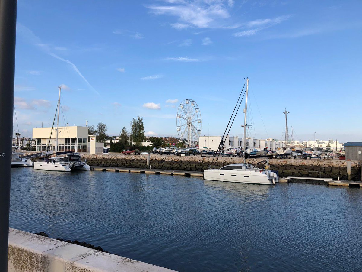 Broadblue's tweet photo. Broadblue 346 number 15 in Lagos, Portugal enjoying the sail training sunny weather. If you would like to try sail training on a catamaran in the warm contact #learn2sail who manage this boat. https://t.co/zvt9VbGj7D