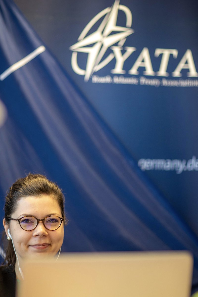 yata_ger's tweet photo. Our board kicked-off the digital edition of our NATO Future Seminar 2020, discussing transatlantic issues with >30 young professionals.
Join here:
👉🏽 Great Power: https://t.co/el7XTcGRGU
👉🏽 Space: https://t.co/lu4sr9mzms
👉🏽 Climate change: https://t.co/Lmgt82UnZa
#NATOsFuture https://t.co/qm6GSsaXTt