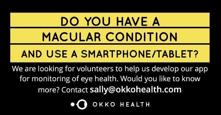 This #WorldDiabetesDay, we’d like to send a thought to those struggling with diabetic macular oedema - one of the leading causes of sight loss in diabetes. 

Want to help us find new ways to monitor your eye health remotely? Please email sally@okkohealth.com