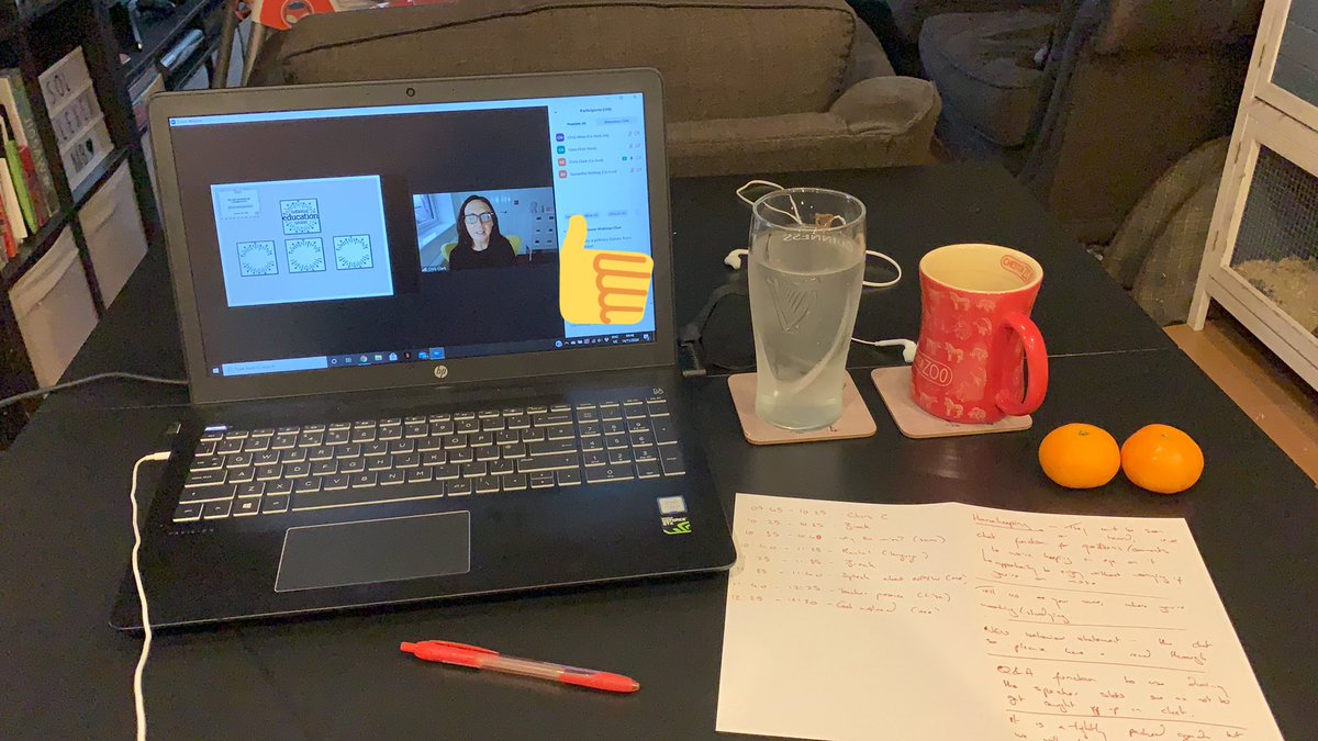 Good morning, the Communication and Connection morning is under way!

 <a href="/MHatWORK/">Christine Clark</a> currently delivering a great session on connectivity and mental health in the time of Covid.