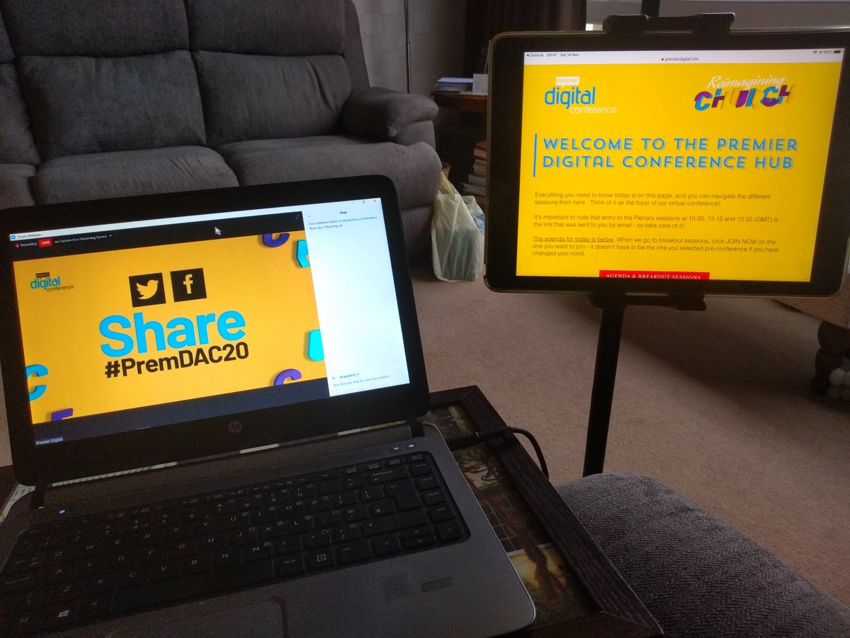 #PremDAC2020 All ready for the Premier Digital Conference .... from the sette.