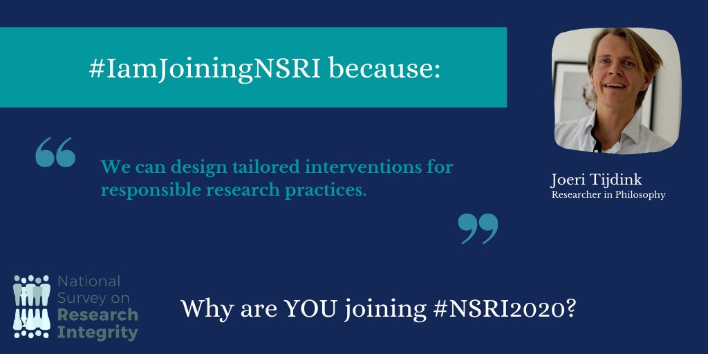 SurveyIntegrity's tweet photo. The topics of #researchintegrity and #trustinscience are high on the global agenda this year. It’s time to improve the future of research for all of us. #CheckyourmailforNSRI and #jointhesurvey! #NSRI2020
https://t.co/IkYD4PB4LB
https://t.co/qImIHNn90H @Joeri_VU https://t.co/phnHlL7dHL