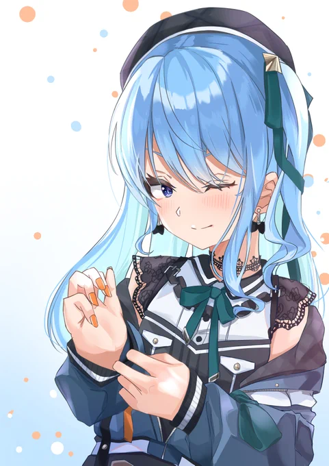 新衣装めっちゃすき…かわいい…
#星街すいせい新衣装 
#ほしまちぎゃらりー 