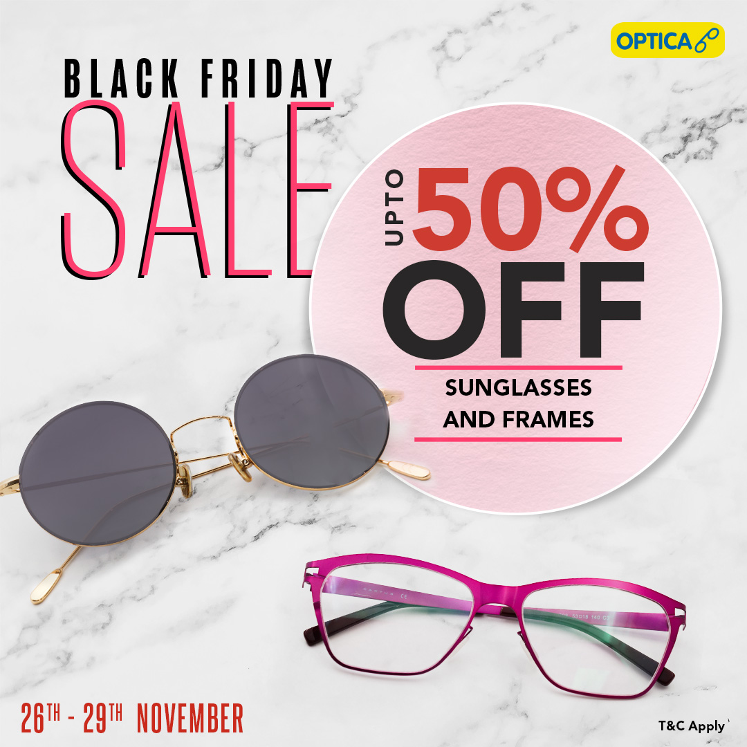 nairobimega's tweet photo. Up to 50% off with the awaited #BlackFridaySale available at all Optica's between the 26th-29th November. 

Don't miss out!     

#OpticaBlackFriday #Opticaframes #Opticasunglasses https://t.co/uI1fHD8wGc