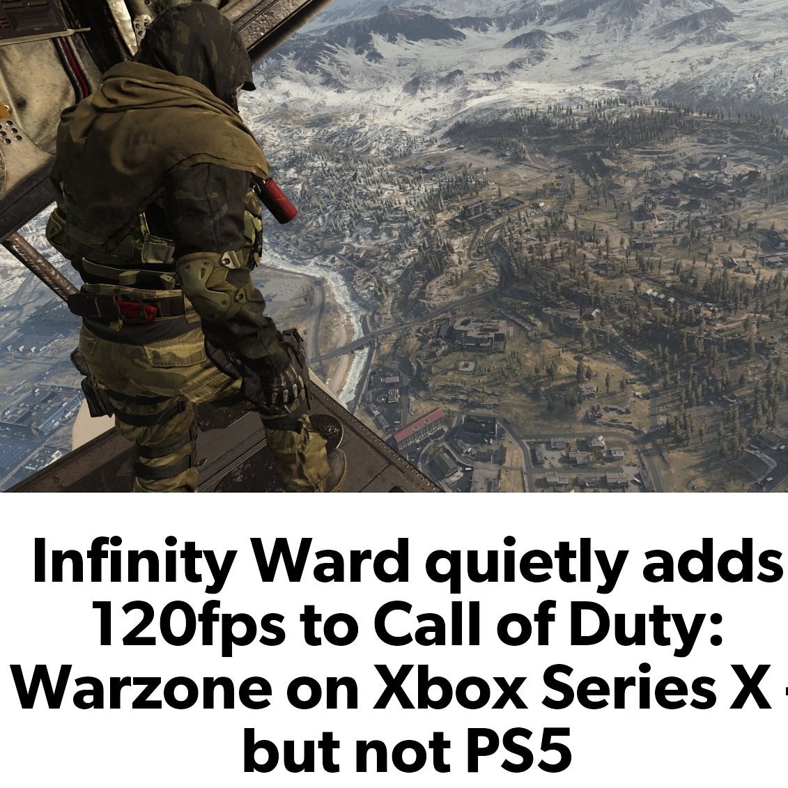 GameTechDaily's tweet image. As reported by @eurogamer . Wonder if this is a temporary difference between these consoles.

#Warzone #codwarzone #codps5 #ps5 #playstation5 #PlayStation #xbox #XboxSeriesX #ps5preorder #ps5restock