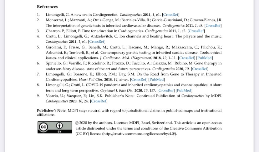 Cardiogenetics: An Open Access Journal ##mdpicardiogenetics via @MDPIOpenAccess
@SilCastelletti @arturocesaro @FeliceGragnano @paolocalabro1 @DTaruscio @paolochiodini @MondaEmanuele @GiuseppeGalati_ @CrottiLia