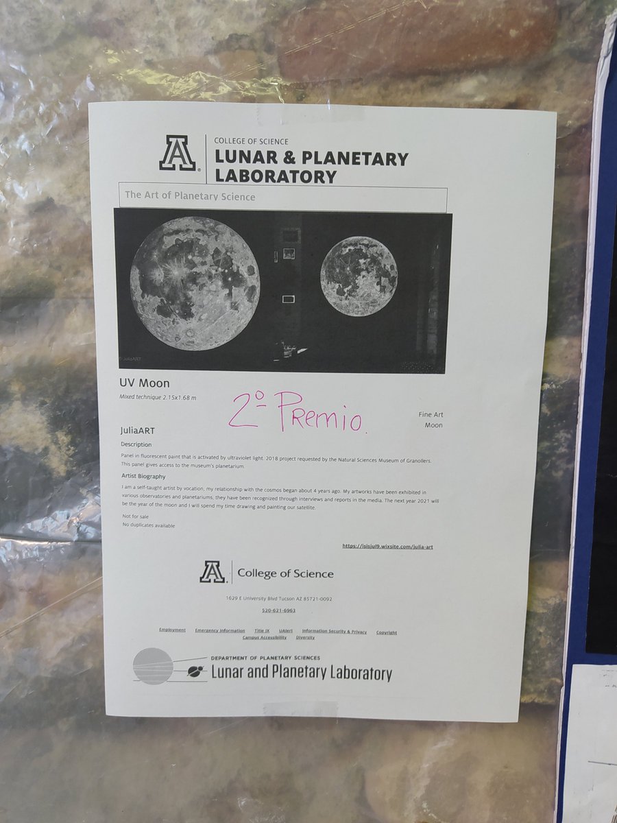 Juliamorenoarti's tweet photo. #sciart @granollers @lacomunitattv3
 #lacomunitattv3 #comunitatTalent
@GRN_cultura @ArtofPtys
@UArizonaLPL
#moon  @NASAMoon #luna #lluna  #carrer_corró298 #granollers https://t.co/OAyIAsj6RZ