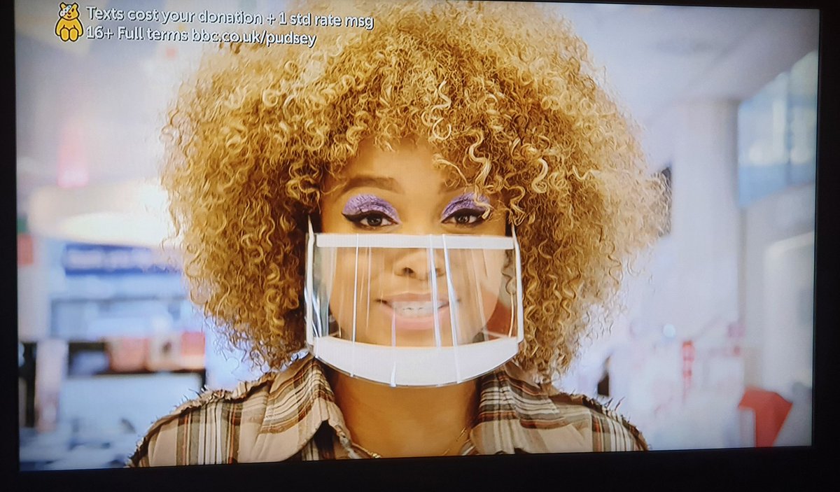 Great to see more clear masks being worn and thank you to <a href="/FleurEast/">FLEUR EAST</a> for wearing hers on last nights <a href="/BBC/">BBC</a> #ChildrenInNeed helping 11 million deaf &amp; hard of hearing to feel engaged in everyday life again. <a href="/NADP_official/">NADP</a> @soph_campaigner <a href="/LilianGreenwood/">Lilian Greenwood</a> <a href="/ALSLips/">Association Of Lipspeakers - Est. 1992</a> <a href="/Limping_Chicken/">The Limping Chicken | Deaf Culture, News and Arts</a>