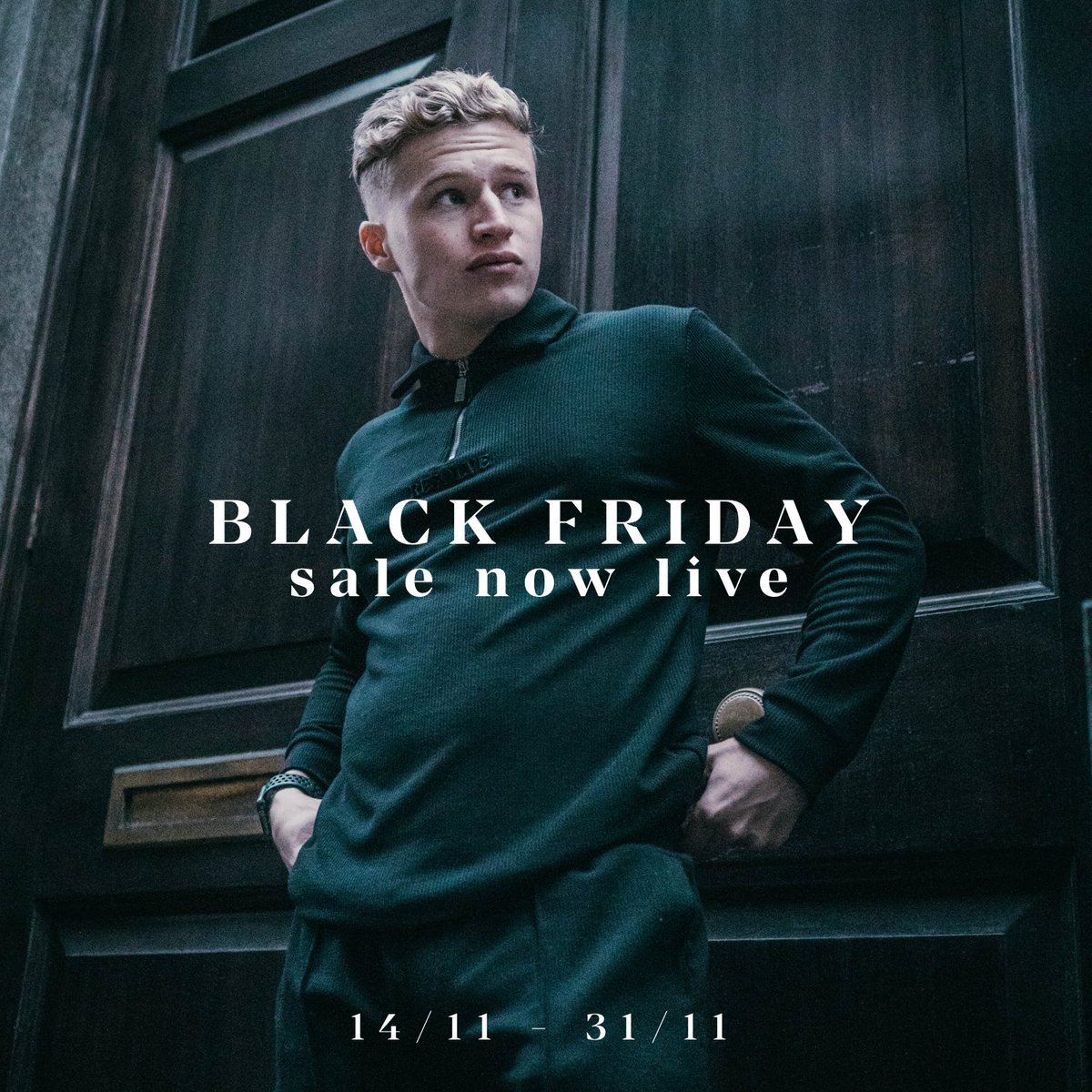 ResolveStore's tweet photo. Black Friday sale now live! 10% all Inizio products with free standard shipping. Shop now at https://t.co/vZS7jZtMi8 for our exclusive one time discounts. Available to purchase with Clearpay and Klarna.

#ResolveClothing
#BlackFriday
#Clearpay
#Klarna https://t.co/EuadzkaB4F