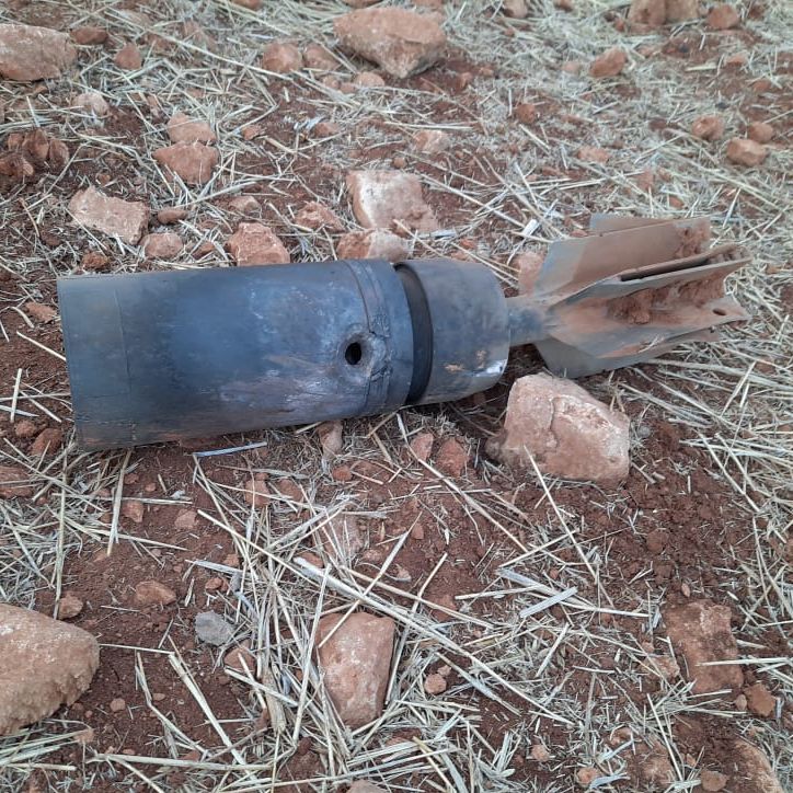 TheHALOTrust's tweet photo. We are pleased to announce that our first ordnance disposal in NW Syria was carried out this week.🙌 

Destroying dangerous explosives in the country for good in partnership with @imfad_tr and funded by @eu_echo. https://t.co/U7Y1aX21M9