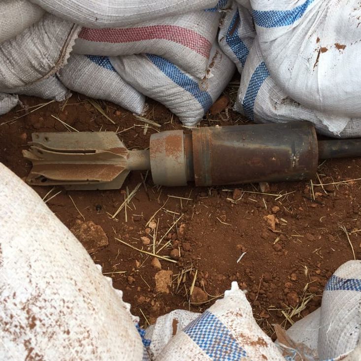 TheHALOTrust's tweet photo. We are pleased to announce that our first ordnance disposal in NW Syria was carried out this week.🙌 

Destroying dangerous explosives in the country for good in partnership with @imfad_tr and funded by @eu_echo. https://t.co/U7Y1aX21M9