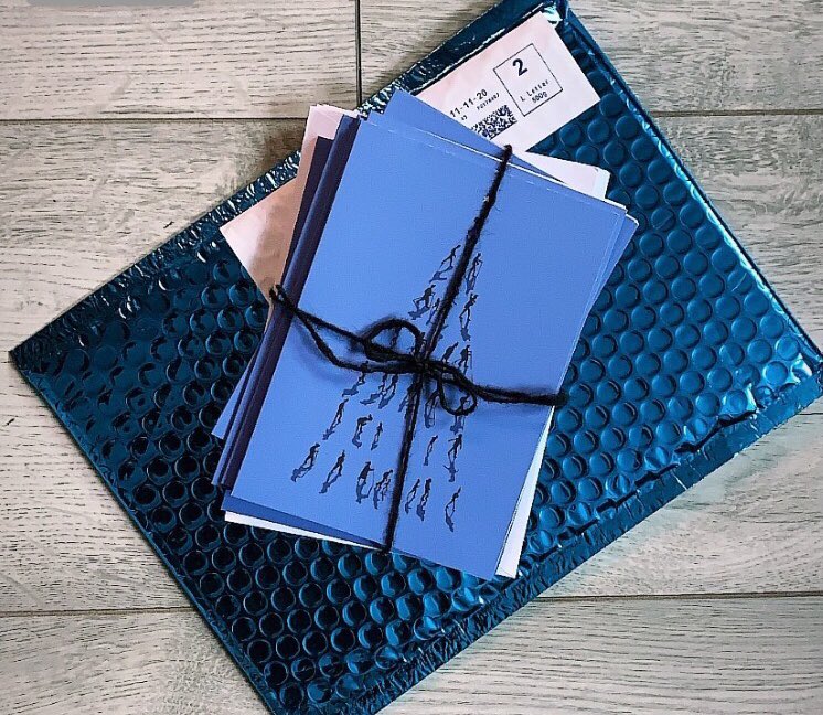 It’s card buying time 🎄&amp; ours is a walking tree with wonderful artwork by Ruby Wright. 10 cards for £4.99 plus p&amp;p and reserve your packs by email to refugeetales@gdwg.org.uk We send a link for online payment. They even arrive with you in gorgeous envelopes👇