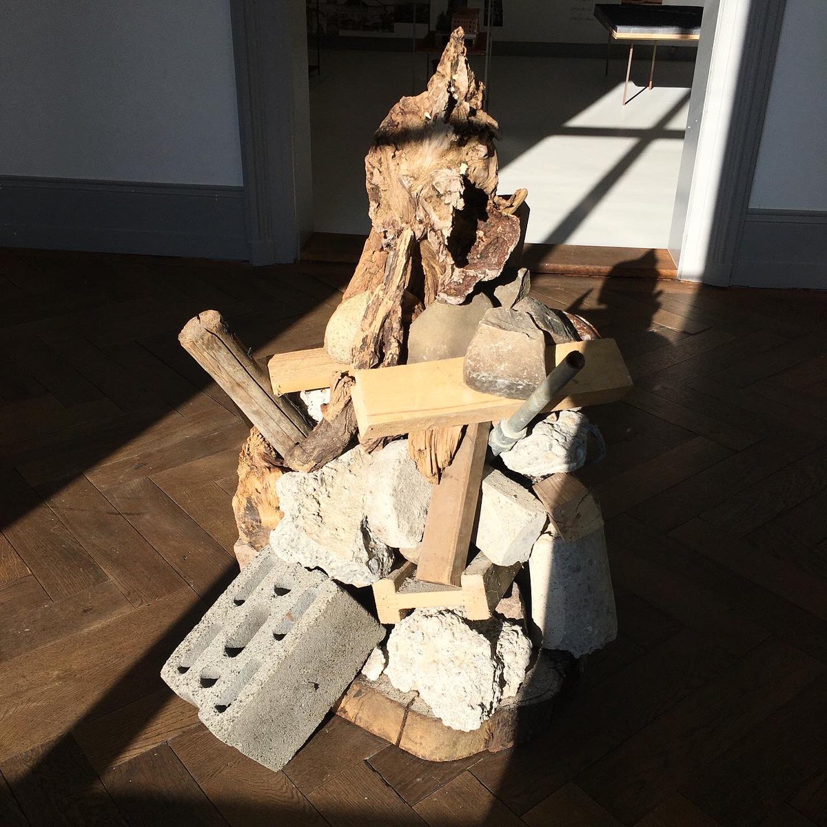 #material material material ....#archaelogyofthefuture offers an insight into the design processes by #tsuyoshitane #migrationderform #migrationofform <a href="/S_AM_Basel/">S AM Swiss Architecture Museum</a> #lovebasel #basel #museenbasel #museumsbasel