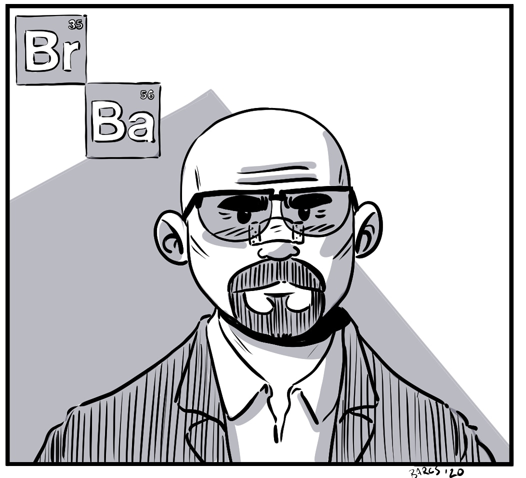 barcswow's tweet photo. A little #breakingbad #fanart done for the #everbrawl over on #penciljack just a quick #sketch really, about 10 minutes! #walt #theonewhoknocks #greytones #blackandwhite #inks #irishartist https://t.co/q0s3wdegzP