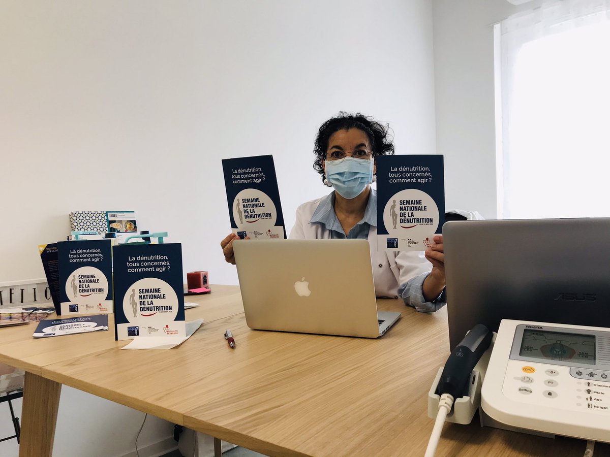 Dietetsante's tweet photo. Je suis #dieteticienne nutritionniste en libérale et jamais de consultation sans dépistage de la #denutrition. J’adhère entièrement en tant que libérale à la #semainedenutrition2020 https://t.co/Vhlvb9phr5