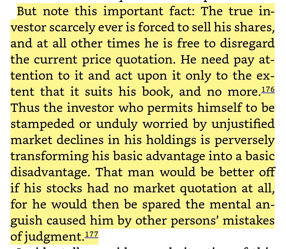 Let's conclude by quoting the single most powerful paragraph from the book 'The Intelligent Investor' Read these lines million times. Let them guide you throughout your investing life.