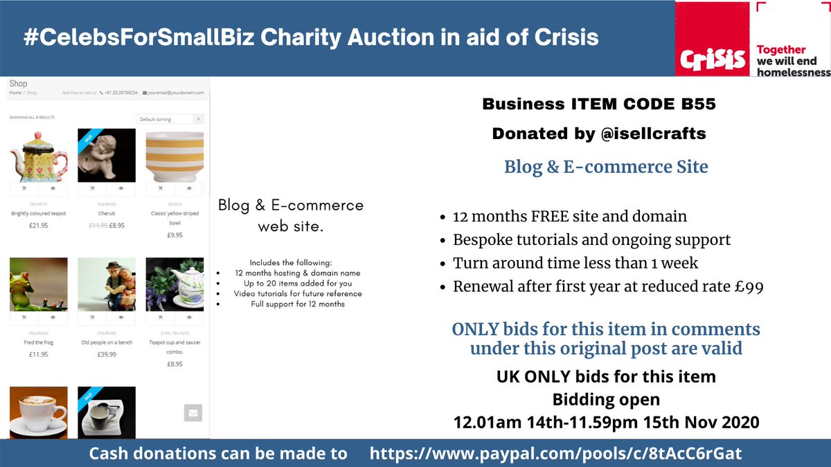ShopIndie24_7's tweet photo. B55
Do some #onlineshopping for your #Christmas  #giftideas. Lots of #Christmasgifts 

#CelebsForSmallBiz 
@crisis_uk
 
@CrisisPeople

Cash donations https://t.co/tvtXAK6o59 https://t.co/YBzraazjW0