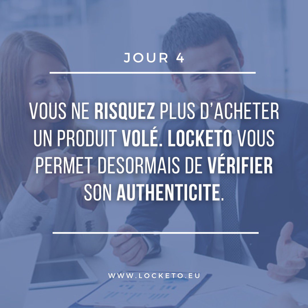 Vous ne risquez plus d’acheter un produit volé. Locketo vous permet désormais de vérifier son authenticité.

#locketo #startup #cybersecurity #move #trackergps #velo #voldetelephone #smartphone  #tracking