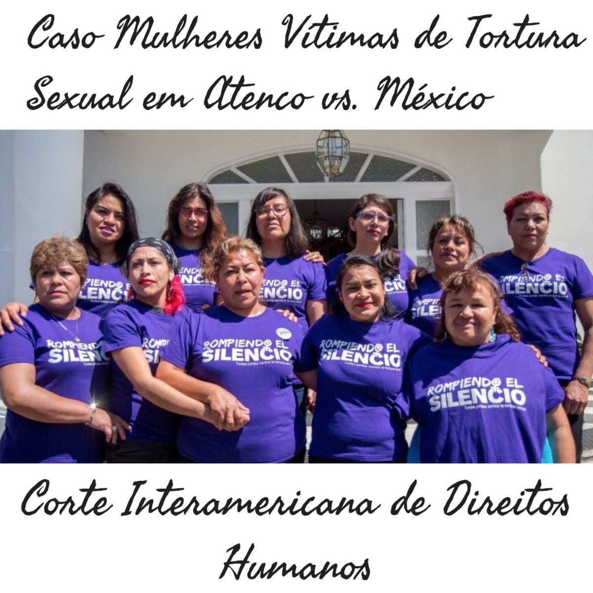 "A justiça, como as mulheres de Atenco nos ensinaram, ñ se limita a uma investigação criminal ou a uma pena a um autor. A justiça deve ser transformadora, incluindo a ñ repetição, a transformação, o conhecimento da sociedade sobre a verdade do que aconteceu", S. Brewer, CDH/MX.