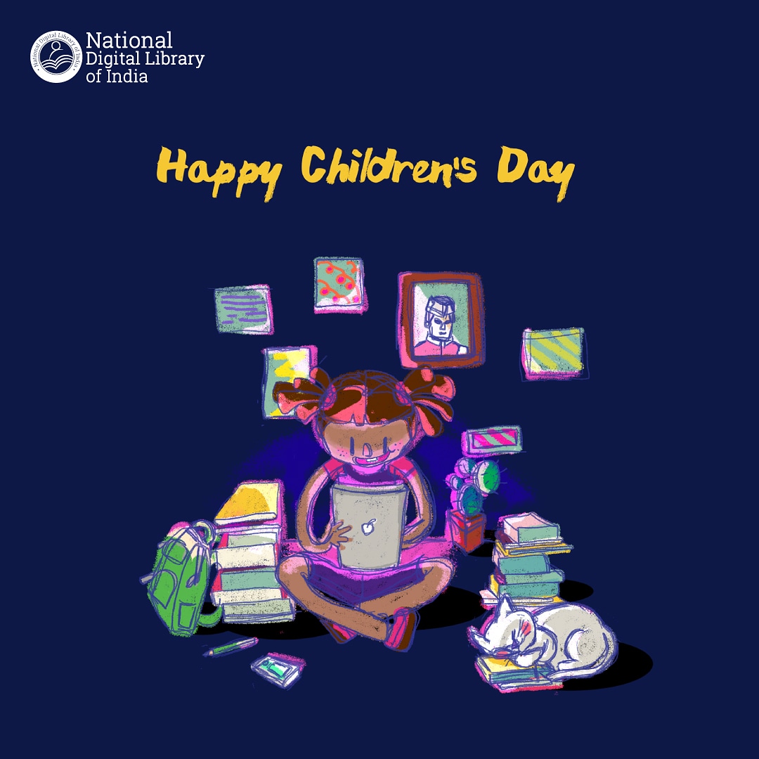 NDLIndia's tweet photo. “The magic, the wonder, the mystery and the innocence of a child’s heart are the seeds of creativity that will heal the world.” 

Happy Children's Day!

#LearnShareGrow #childrensday #Magic #Wonder #mystery https://t.co/ddI09UlRjP