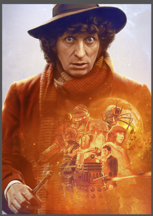 Two cover bits. An orange draft (ew) the taco (the name for the cardboard slide around the box) at the top. Things with the name at the top do better cause of how they are stacked in HMV racks, but we all agreed it was better on the bottom. All these things have to be considerd.