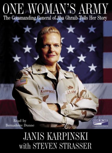 just found out the officer in charge of Abu Ghraib, Janis Karpinski, put out an autobiography called "One Woman's Army" in 2005 where she argues she couldn't have been expected to follow up on any of the reports of abuse she received. hashtag girlboss am i right ladies