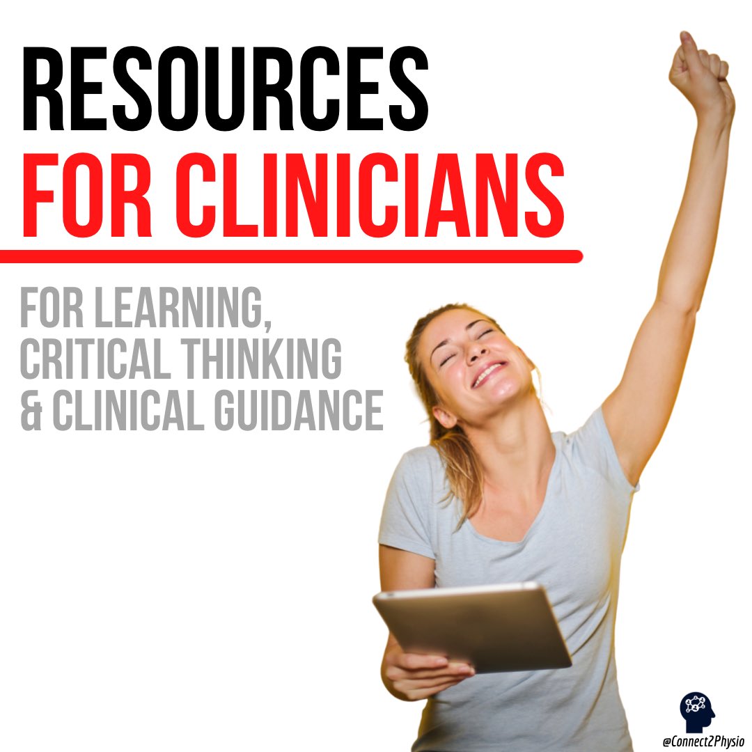 A list of resources clinicians can utilise for learning, critical thinking & clinical guidance: