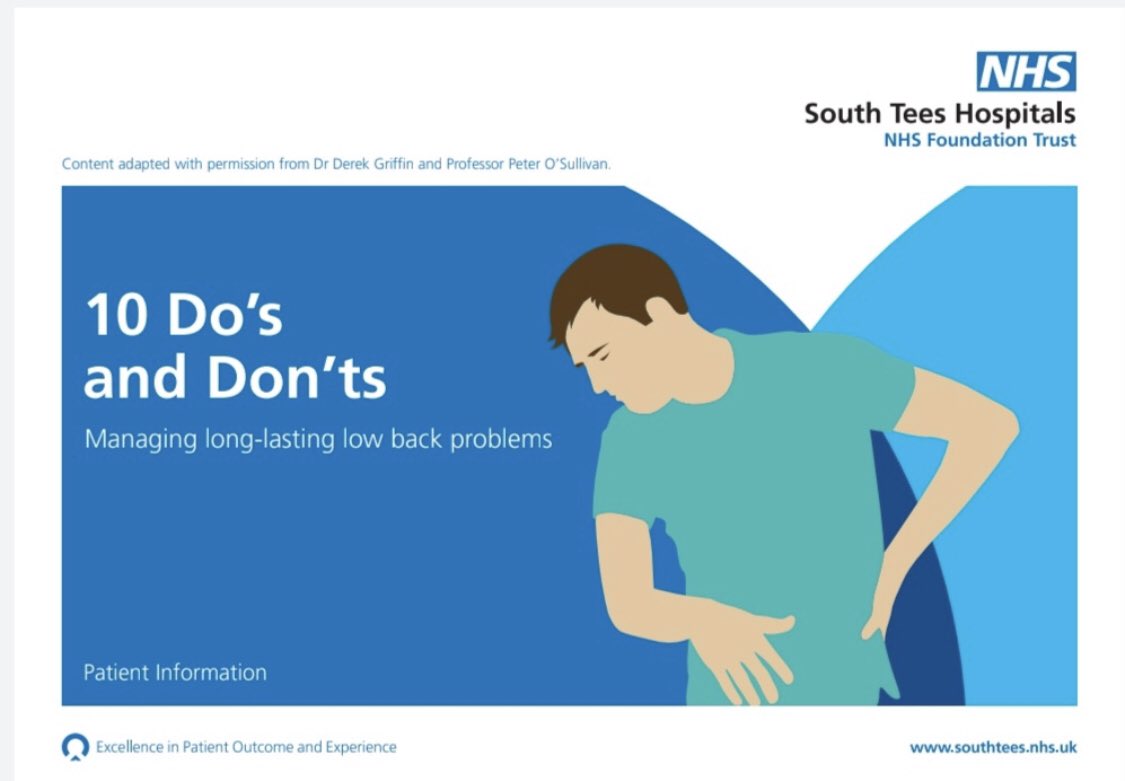  https://www.southtees.nhs.uk/services/back-pain-triage-and-treat/patient-information-educational-resources/ @adamdobson123  @DerekGriffin86