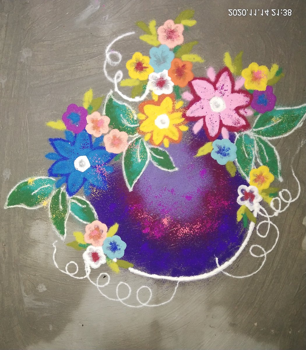 Happy Diwali to All 🙏🙏🙏🎉🎉
🎉 My today's Rangoli 
#HappyDiwali #HappyDiwali2020 #HappyDeepavali #Rangoli
