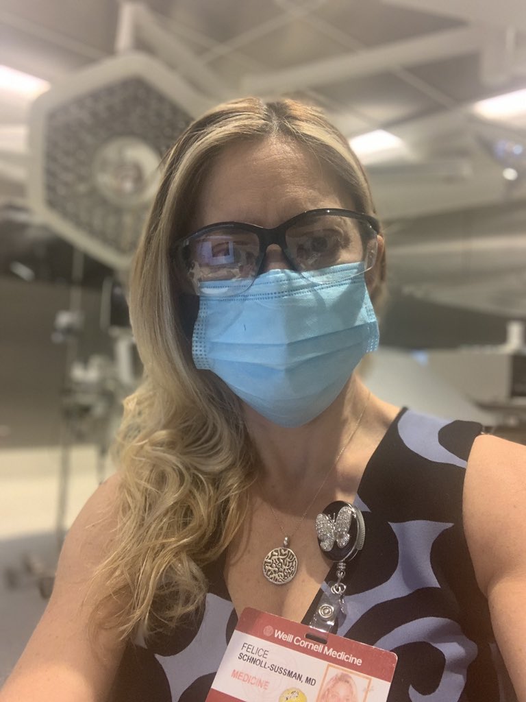 Dr. Schnoll Sussman (@feliceschnoll) on Twitter photo I #MaskUp at <a href="/nyphospital/">NewYork-Presbyterian</a> <a href="/WeillCornell/">Weill Cornell Medicine</a> & outside to protect my patients, my co-#FrontLineHeroes, my #jaymonahancenter colleagues, my family & friends. Please #MaskUp too to protect against #COVID19. I challenge <a href="/katiecouric/">Katie Couric</a> <a href="/katzpo/">philip katz MD</a> <a href="/MarkPochapin/">Mark B. Pochapin, MD</a> @AliveAndKicknDD <a href="/drbobbybrown/">Dr. Bobby Brown</a> I #MaskUp at <a href="/nyphospital/">NewYork-Presbyterian</a> <a href="/WeillCornell/">Weill Cornell Medicine</a> & outside to protect my patients, my co-#FrontLineHeroes, my #jaymonahancenter colleagues, my family & friends. Please #MaskUp too to protect against #COVID19. I challenge <a href="/katiecouric/">Katie Couric</a> <a href="/katzpo/">philip katz MD</a> <a href="/MarkPochapin/">Mark B. Pochapin, MD</a> @AliveAndKicknDD <a href="/drbobbybrown/">Dr. Bobby Brown</a>