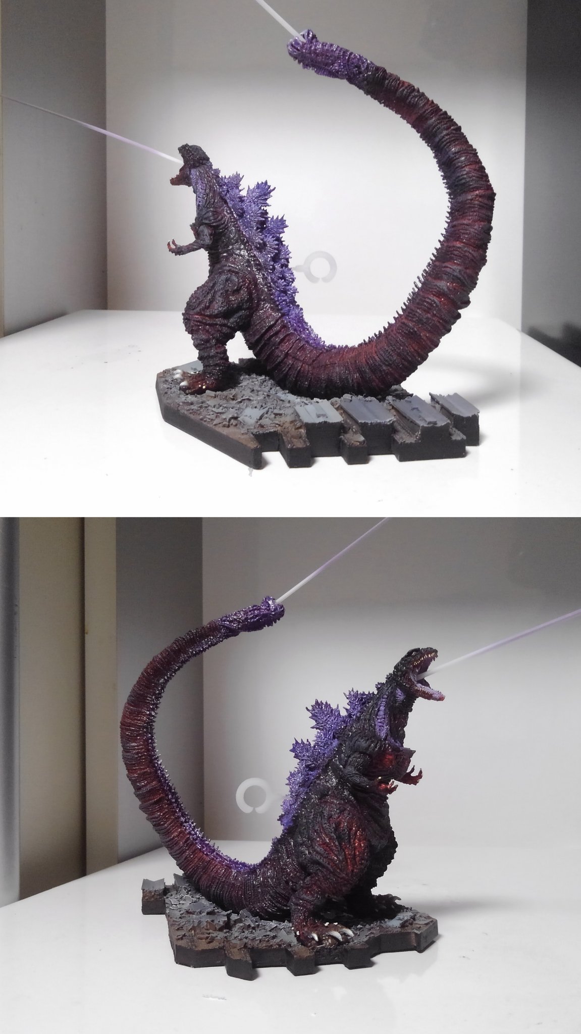 ゴジラオーナメント特撮大百科 ゴジラ第4形態 ヤシオリ作戦決戦ver-