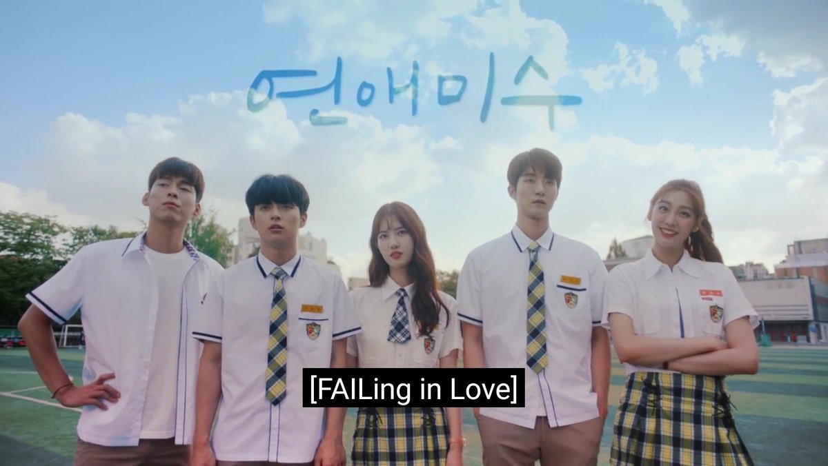 FAILing in Love (2019)A youthful comic drama about attempted relationships with reasons for failure.> genre: school, youth, romance> tags: childhood friends, love triangle, confessions> episodes: 10> network: mbc vLive> rating: 4/5