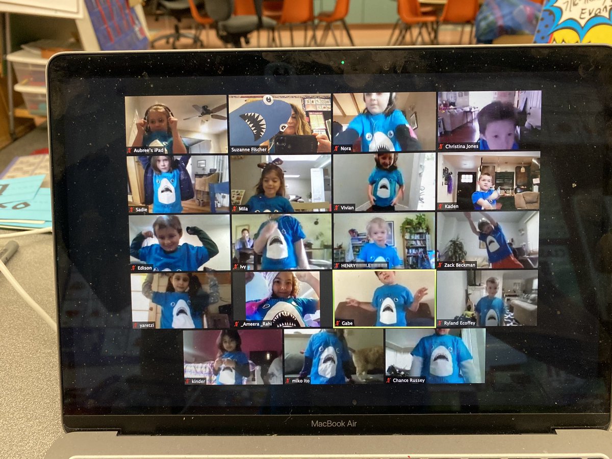 Celebrating Fun Friday with our Fischer’s Fantastics shirts and showing off our reading superpowers!!! <a href="/jseroadrunners/">John Swett Elementary</a> #❤️myclass