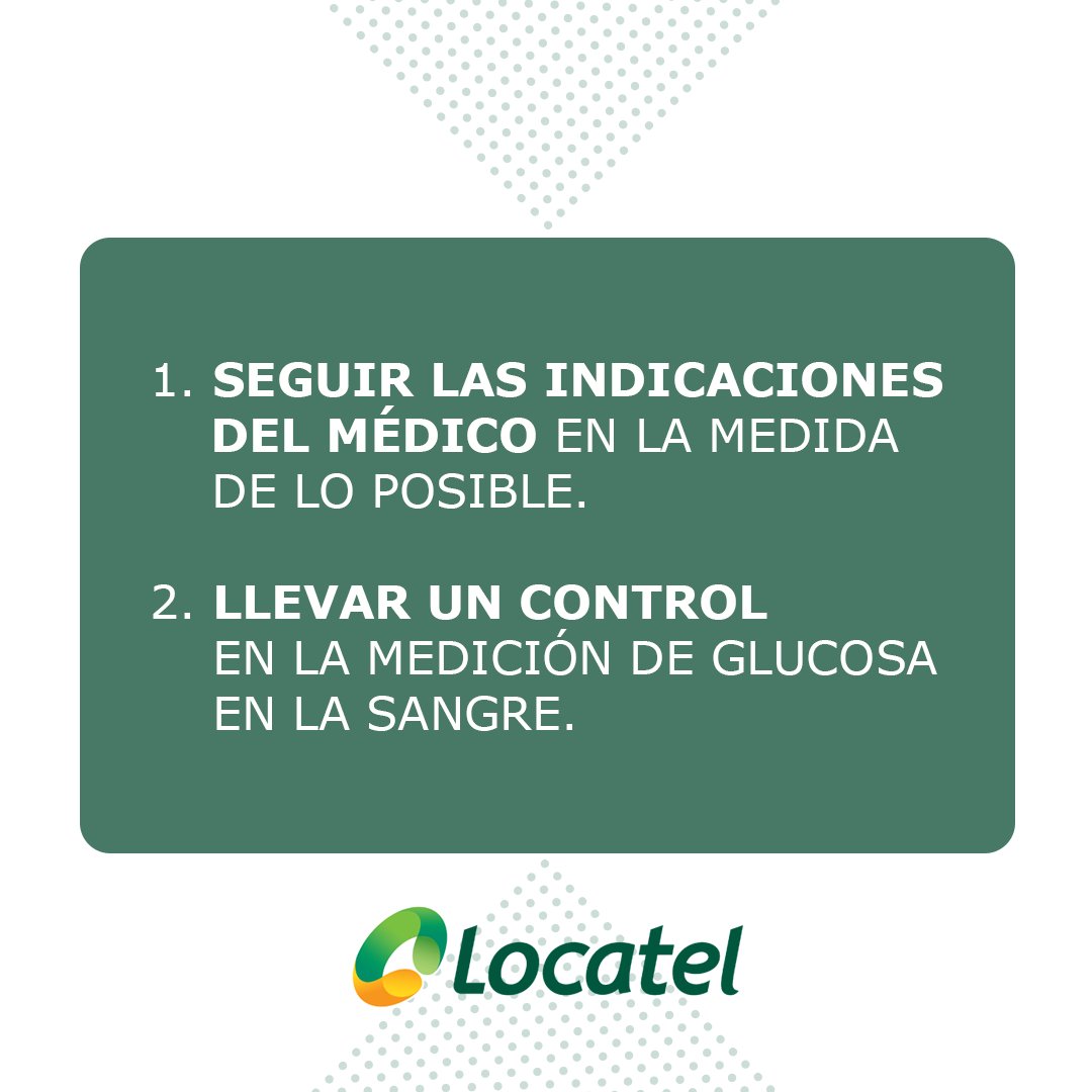 LocatelVzla's tweet photo. Sigue estos 5 #TipsLocatel para demostrar que nada te frena y que puedes llevar tu vida tranquilamente con las mediciones de la glucosa en la sangre, siguiendo con los tratamientos, haciendo ejercicio regularmente y hasta ajustar tus hábitos alimentarios. https://t.co/eqMTI6TSy4