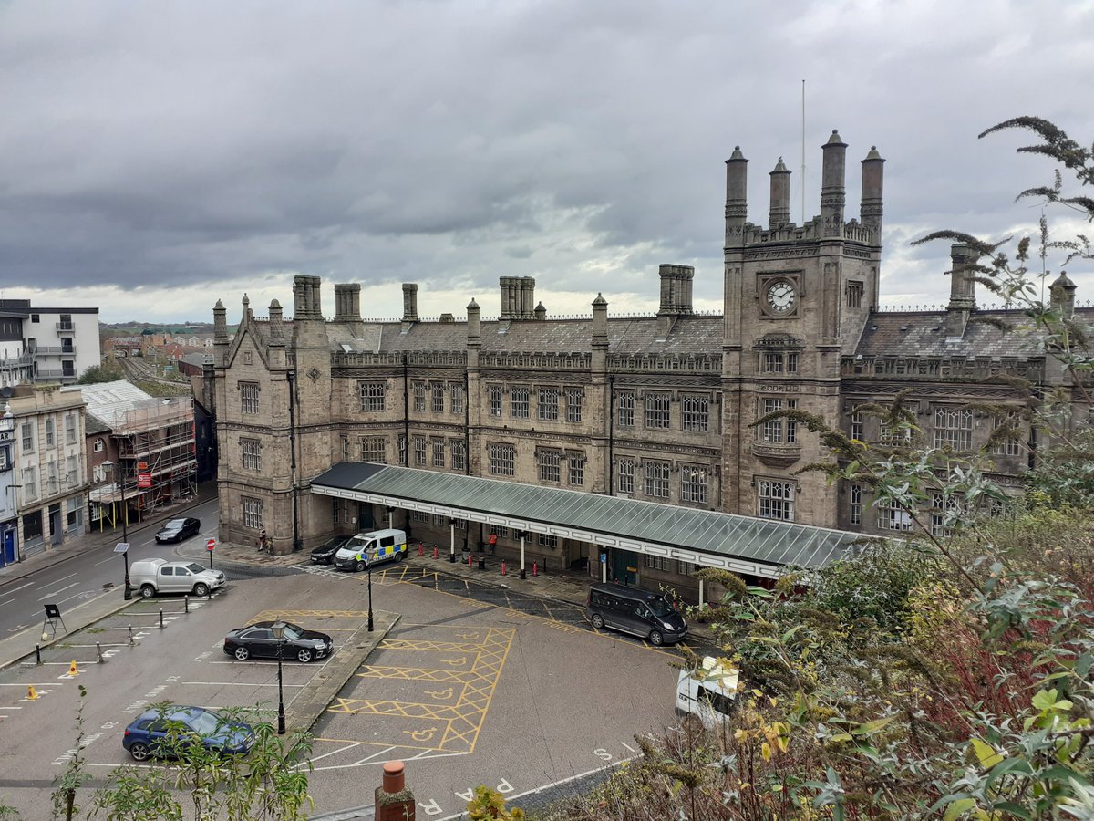 Incidentally Shrewsbury station is, I think you will agree, considerably better than yours. Even in this weather.