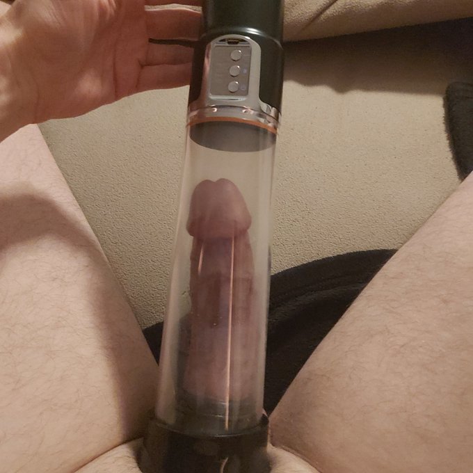 We bought a new penis pump to try! From Paloqueth. Not too bad. He said it was a little painful but he<a href="/tag/cammodels"class="tags"><span>#cammodels</span></a><a href="/tag/penispump"class="tags"><span>#penispump</span></a><a href="/tag/harddick"class="tags"><span>#harddick</span></a><a href="/tag/onchaturbate"class="tags"><span>#onchaturbate</span></a>