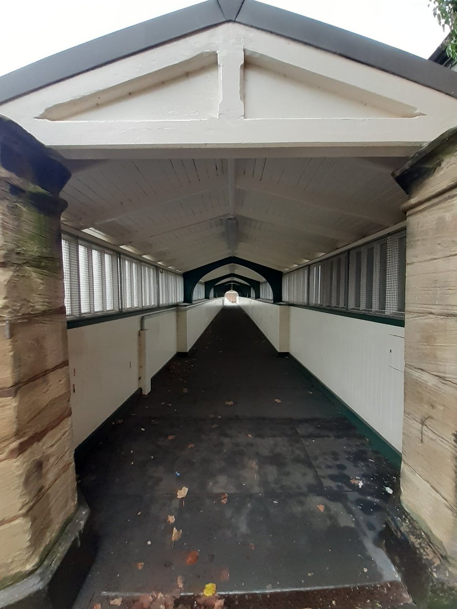 Past the station, through The Dana footbridge over the platforms, pause to look at THE LARGEST MECHANICAL SIGNAL BOX IN THE WORLD and you're out. Aside from 2 paths that plonk you down by the river, I think that's it. You can people to unmute me now.